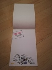 1 Blatt vom  A 5 Diddl-Block-Sonder-Druck zur ersten Diddl-Ausstellung1999/2000