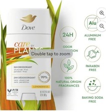 Dove Care By Plants 24h Deodorant Lemongrass Aluminum  Paraben Free 2.6oz NEW