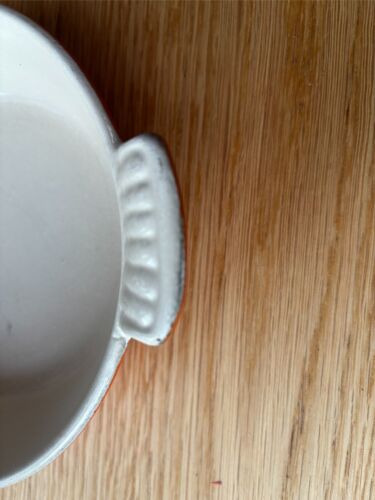 Cousances (Le Creuset) cast iron volcanic orange 16cm round gratin dish - Picture 3 of 4