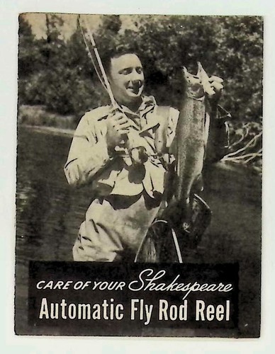 Shakespeare Automatic Fliegenrute Angelrolle Care Guide Kalamazoo Michigan  - Bild 1 von 3