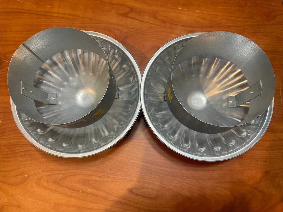 2 - Acero galvanizado S & K 6 pulgadas x 9-1/2 pulgadas Tapas de tubo de ventilación D-286 S & K D-286 Foto 4 de 4