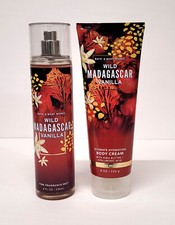 Bath Body Works - WILD MADAGASCAR VANILLA - Body Cream Fine Fragrance Mist