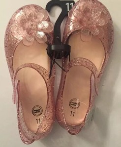 rose gold jelly shoes