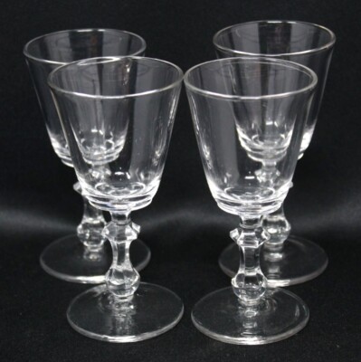 SET OF 4 BRYCE CLASSIC CLEAR 4.5
