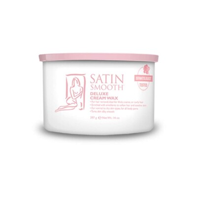 SATIN SMOOTH Deluxe Cream Wax, 14 OZ