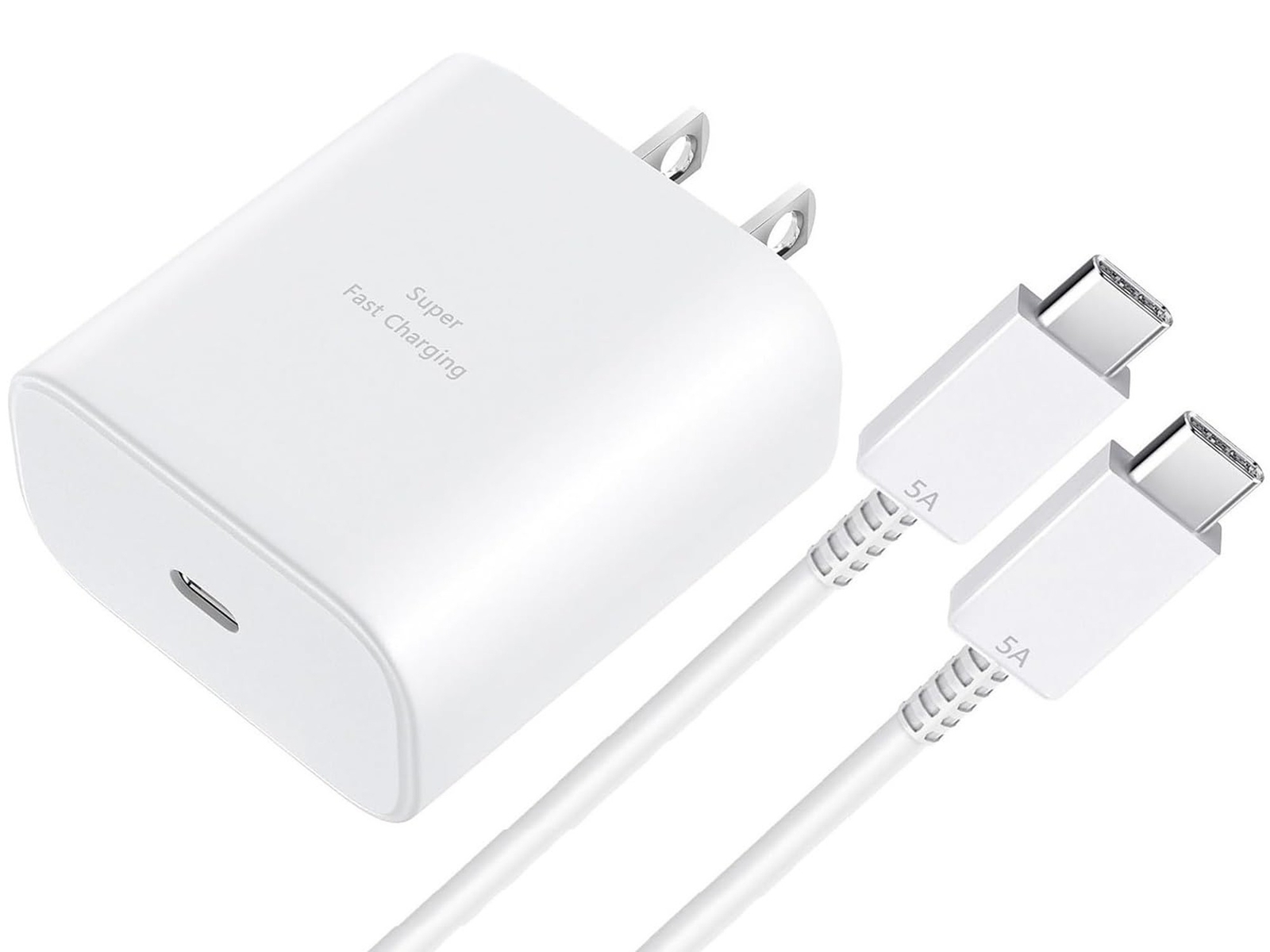 45W Super Fast USB C Charger with 6FT Type C Cable for Rapid Charging