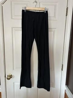 Revolution Dancewear Black Boot Cut Jazz Pants Size Adult L
