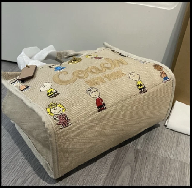 Coach X Peanuts Cargo Tote Bag 26 CBH43 for sale online | eBay