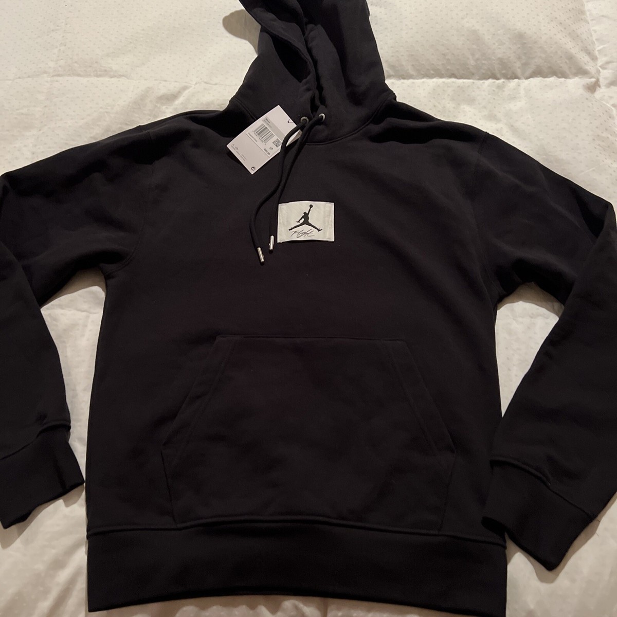 ☆NIKE☆ Jordan Flight Fleece Pullover Hoodie☆Black Nike Men's XSmall Flight Fleece Air Jordan Hoodie Black