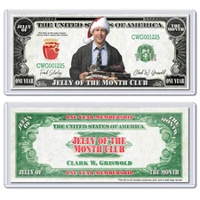 Clark Griswold Christmas Vacation Dollar Bill Jelly of the Month Gag Gift