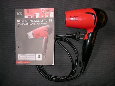 Föhn Easy Home, kompakter Haartrockner, 1200 / 1500 W