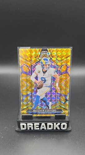 2024 Panini Mosaic - Matthew Stafford #127 Reactive Yellow Mosaic Prizm