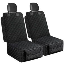 Dog Car Seat Cover Waterproof Pet Front Seat Car Cover, Full Protection 2 Pack