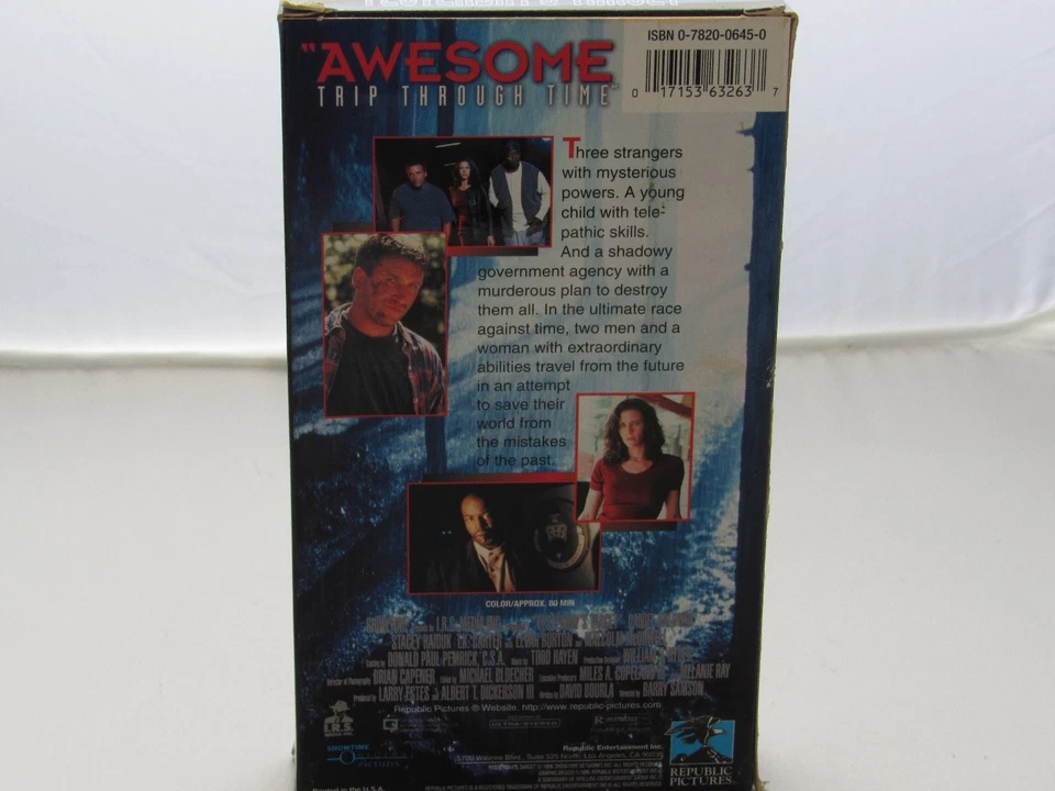 Научно-фантастический триллер Yesterday's Target VHS 1996 оригинальный выпуск фотографии Республики - Изображение 2 из 4