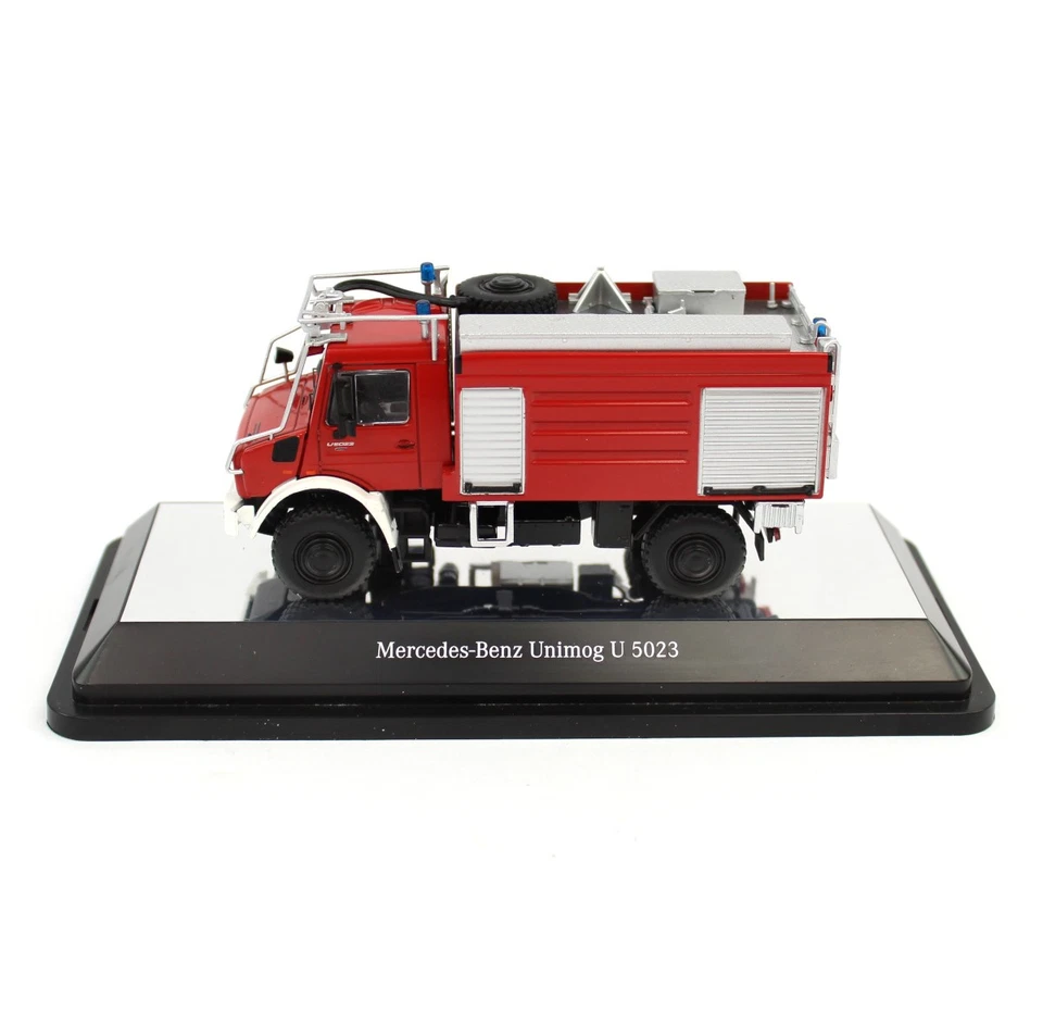 Mercedes-Benz Modellino 1:50 NFZ Unimog U5023 Pompiere B66004137 - Immagine 2 di 4