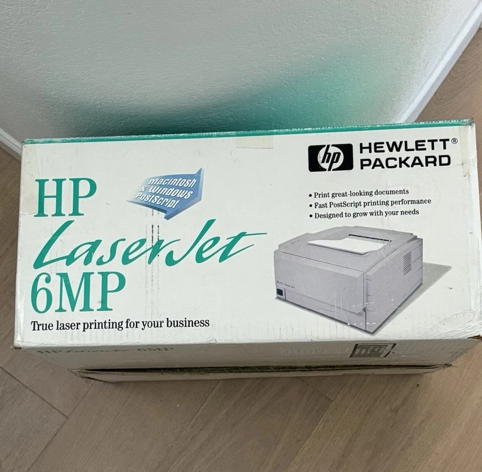 HP Laserjet 6mp 34MB Postscript Laser Printer (untested) - Image 2 of 4