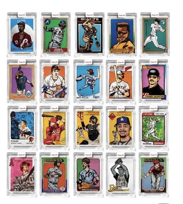 Topps Project 70 Blake Jamieson Complete Artist Set Plus Poster