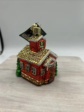 Merck Family Old World Christmas Ornament School House 2001