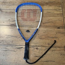 Wilson NCODE N190 Racketball Racket Raquetball EPS Extra Power Strings Demo