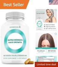 Nutra Women  s Hair Growth - 1 Supply of 26 Natural Ingredients 120 Caps