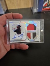 George Valera 2023 Flawless Dual Memorabilia Autographs /25 On Card Auto