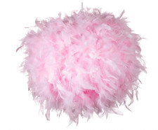 40cm Pink Feather Light Shade, Lamp Shade for Pendant Ceiling Light, Table Lamp,
