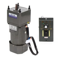 90W AC Gear Motor Electric Variable+Speed Controller Single-phase 1:100 13.5Rpm