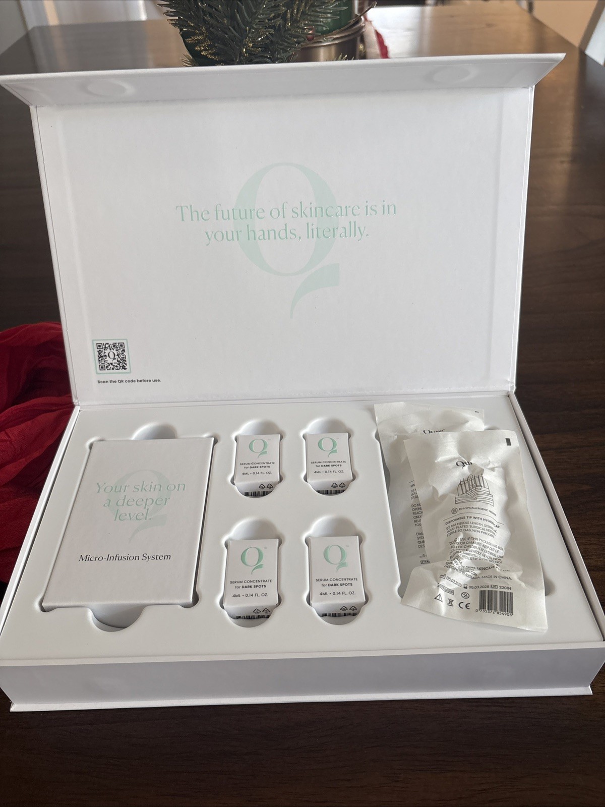 QURE SKINCARE Micro-Infusion System 2 Month Supply Microneedling for Dark Spots