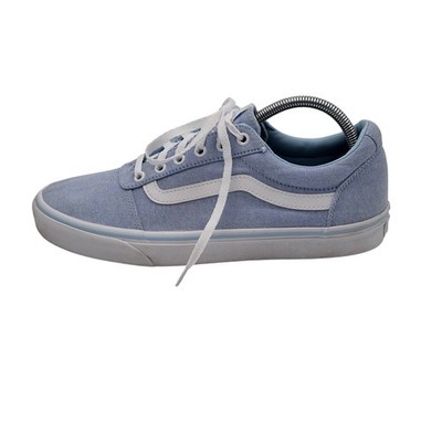Vans Shoes Womens Size 11 Blue Canvas Low Top Lace Up Skate Sneakers 500714