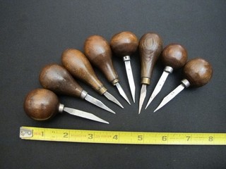 Lots of 8 Old/Vtg Jewelers/Silver Smithing Chasing/Engraving Antique Rare Tool