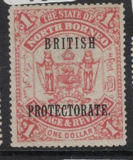 North Borneo SG 142 MOG (3fyf)