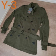 USED BRAND NEW Y-3 TRENCH COAT, MEN'S SIZE UNUSED