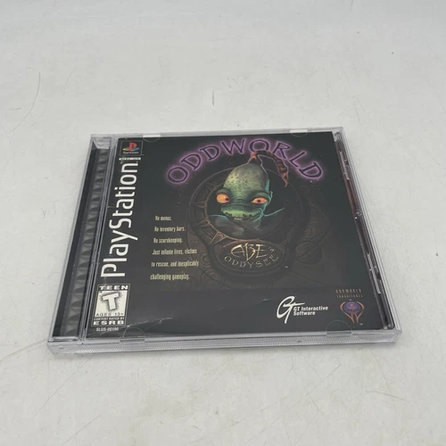 Oddworld: Abe's Oddysee (PS1, PlayStation 1) Complete CIB w/ Manual - Tested