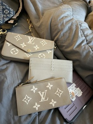 Louis Vuitton Empreinte Giant Monogram Crossbody Bag with Wallet & Card Holder
