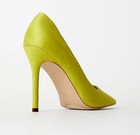 High Heel Pointed Toe 4.6in Stiletto Pumps Yellow-Green US 11 (188) — photo 2