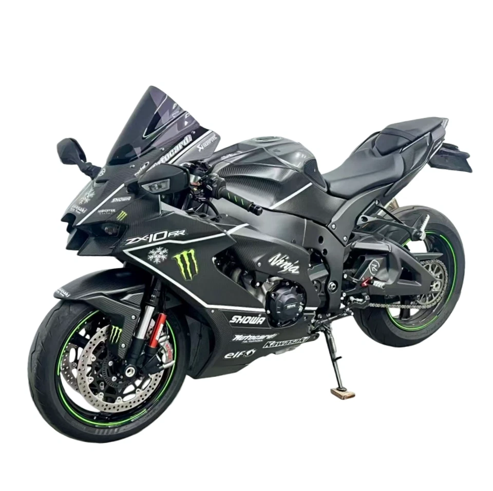 Kit de carenado de carrocería 100 % fibra de carbono para Kawasaki Ninja ZX10R ZX-10R 2020+ Foto 2 de 4