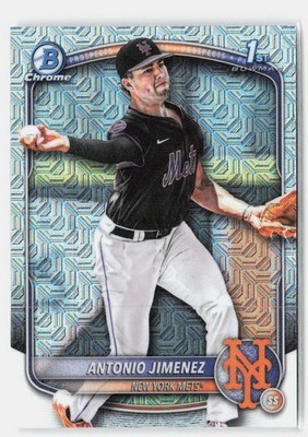 2025 Bowman Draft #BDC-56 Antonio Jimenez Chrome Mojo Refractor