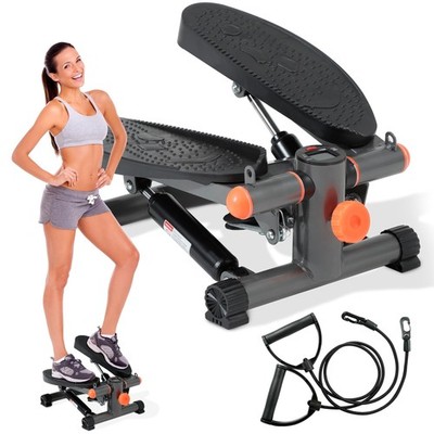 Mini Stair Stepper for Exercise at Home Stair Stepper with Resistance Bands E...