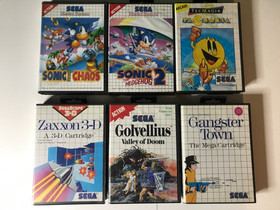 Sega Master System huge bundle  Console Controller&rsquo;s 3d glasses 18 games 👀 READ