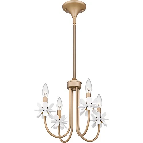 Quoizel REY5016 Remy 4 Light 16"W Taper Candle Style Chandelier - Bronze - Picture 6 of 8