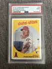 2018 Topps Archives Shohei Ohtani Pitching Stance Rookie RC #50 Psa 9 Mint