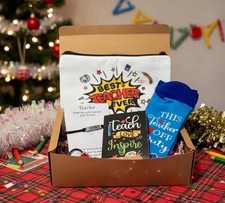 Teacher Gift Set 5pcs for Women Teacher Appreciation Thank You Christmas