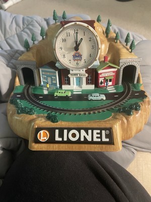 『レア』LIONEL TRAINS 100th ALARM CLOCK Lionel 100th Anniversary Train Station Animated Alarm Clock