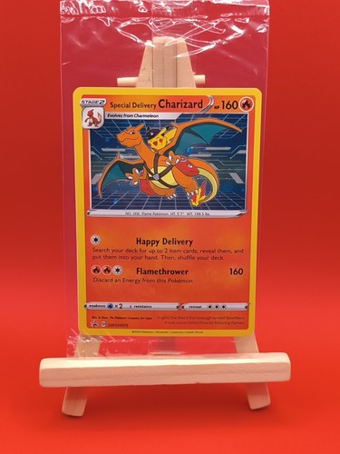 Special Delivery Charizard SWSH075 Exclusive Promo Pokemon Card New & Sealed - Picture 2 of 6
