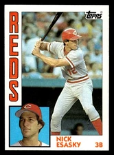 1984 Topps #192 Nick Esasky Rookie Card Cincinnati Reds