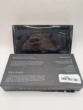 DROWSY Black Jade Silk Sleep Mask - Padded Eye Mask for Total Darkness Open Box