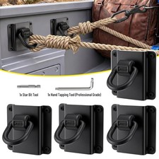 4 Pack Heavy Duty Truck Bed Tie Down Anchors Brackets Fits For Ford F150250350