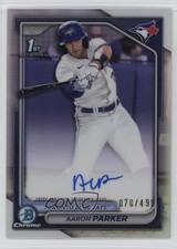 2024 Bowman Draft Chrome Prospect Refractor /499 Aaron Parker #CPA-AP Auto 08mi