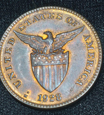 US/Philippine 1928-M One Centavo Ungraded