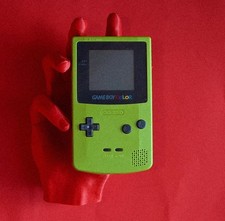 Nintendo Game Boy Color Apple Green 👾 CGB-001 GBC RESTAURATO NUOVO CORPO